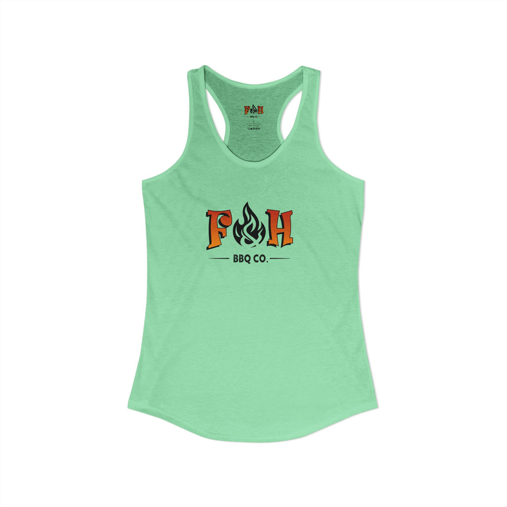 F & H BBQ Co. | Women's Ideal Racerback Tank