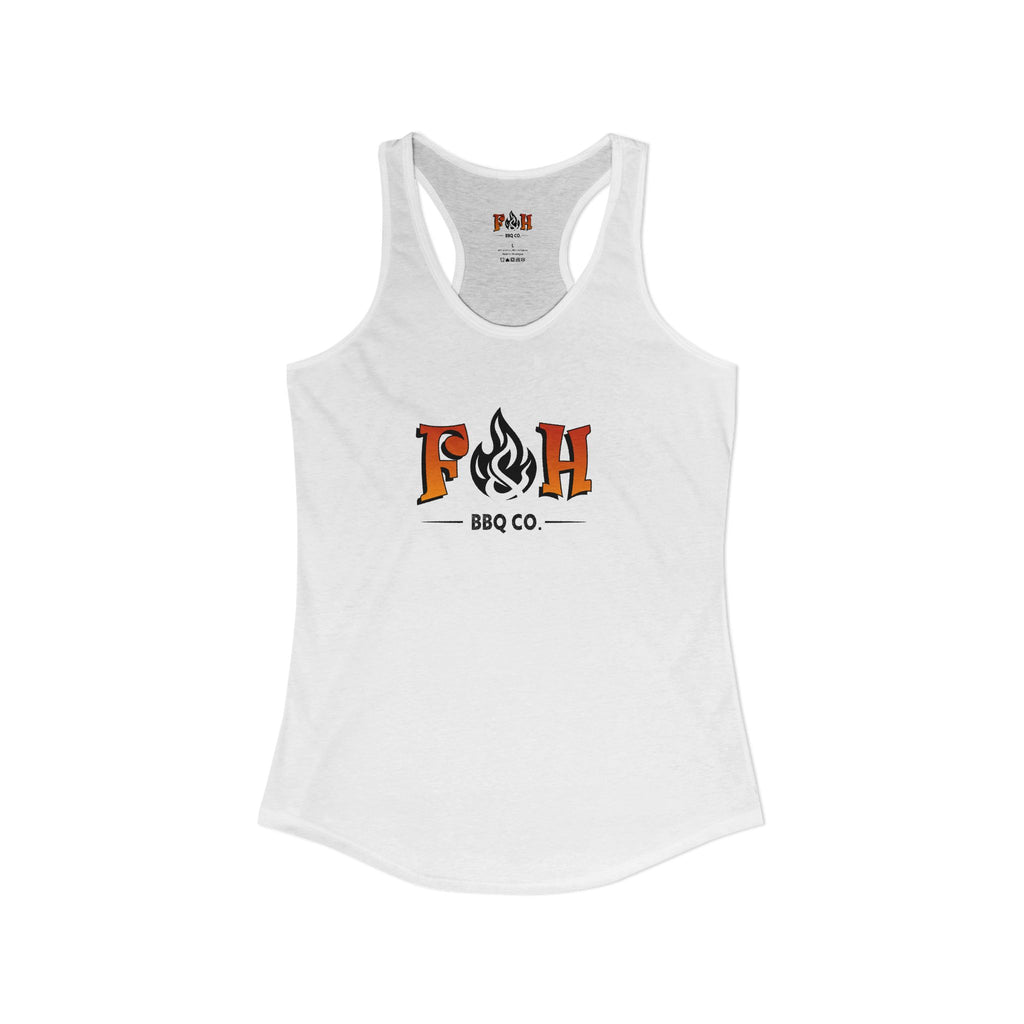 F & H BBQ Co. | Women's Ideal Racerback Tank