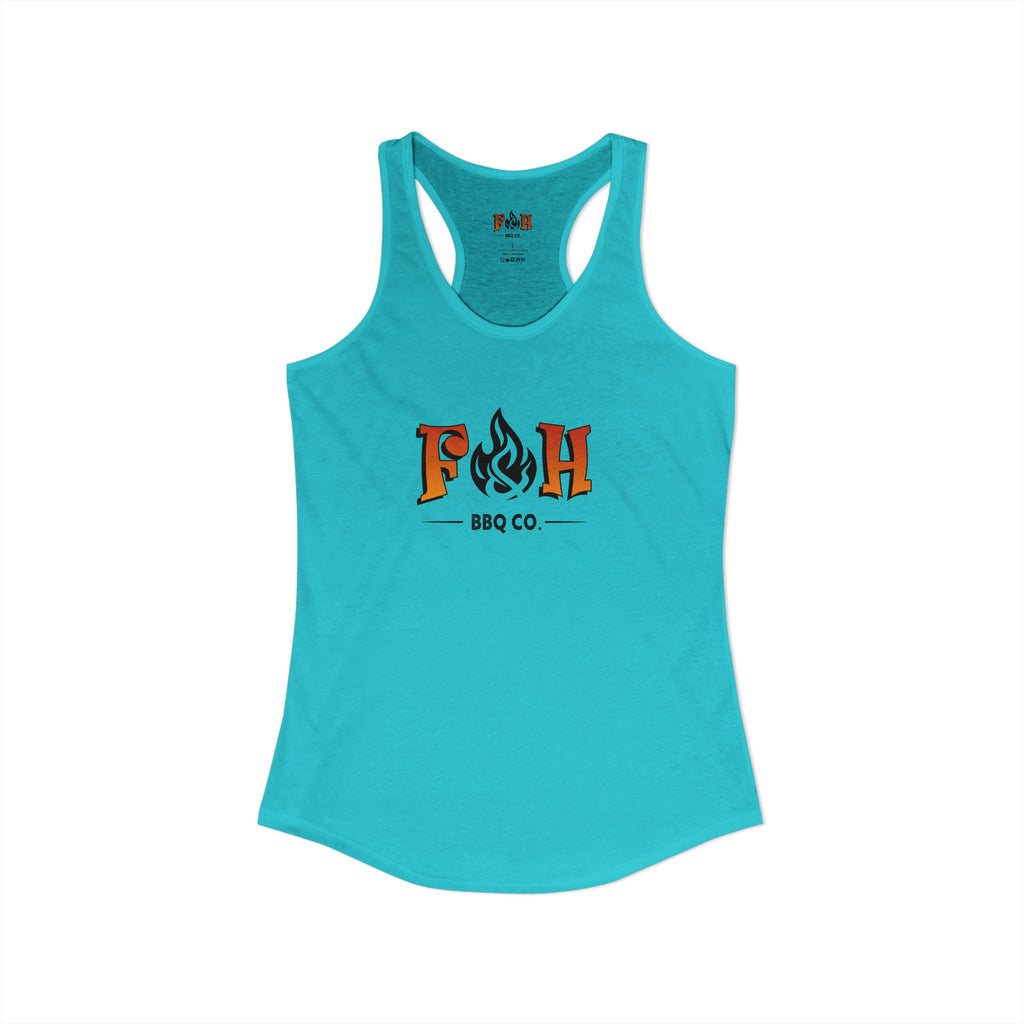 F & H BBQ Co. | Women's Ideal Racerback Tank
