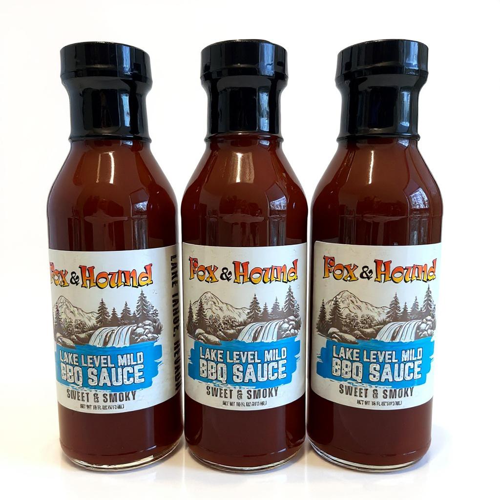 Lake Level Mild 3-Pack – Sweet & Smoky Rib Sauce | Fox & Hound Smokehouse