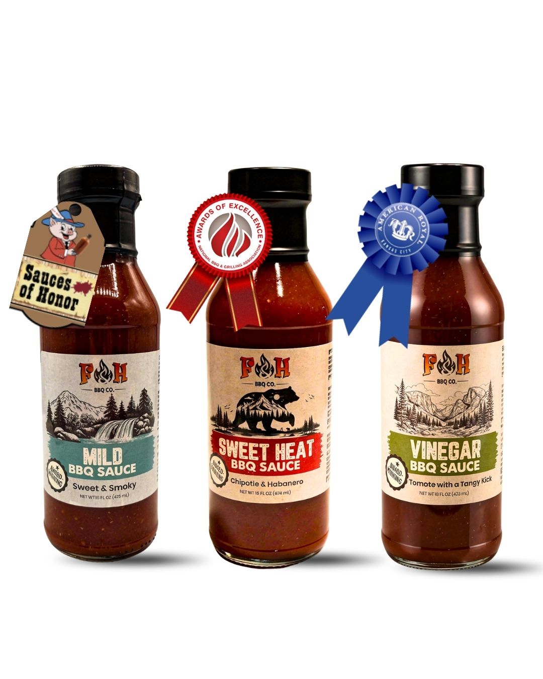 Award-Winning BBQ Sauce Trio