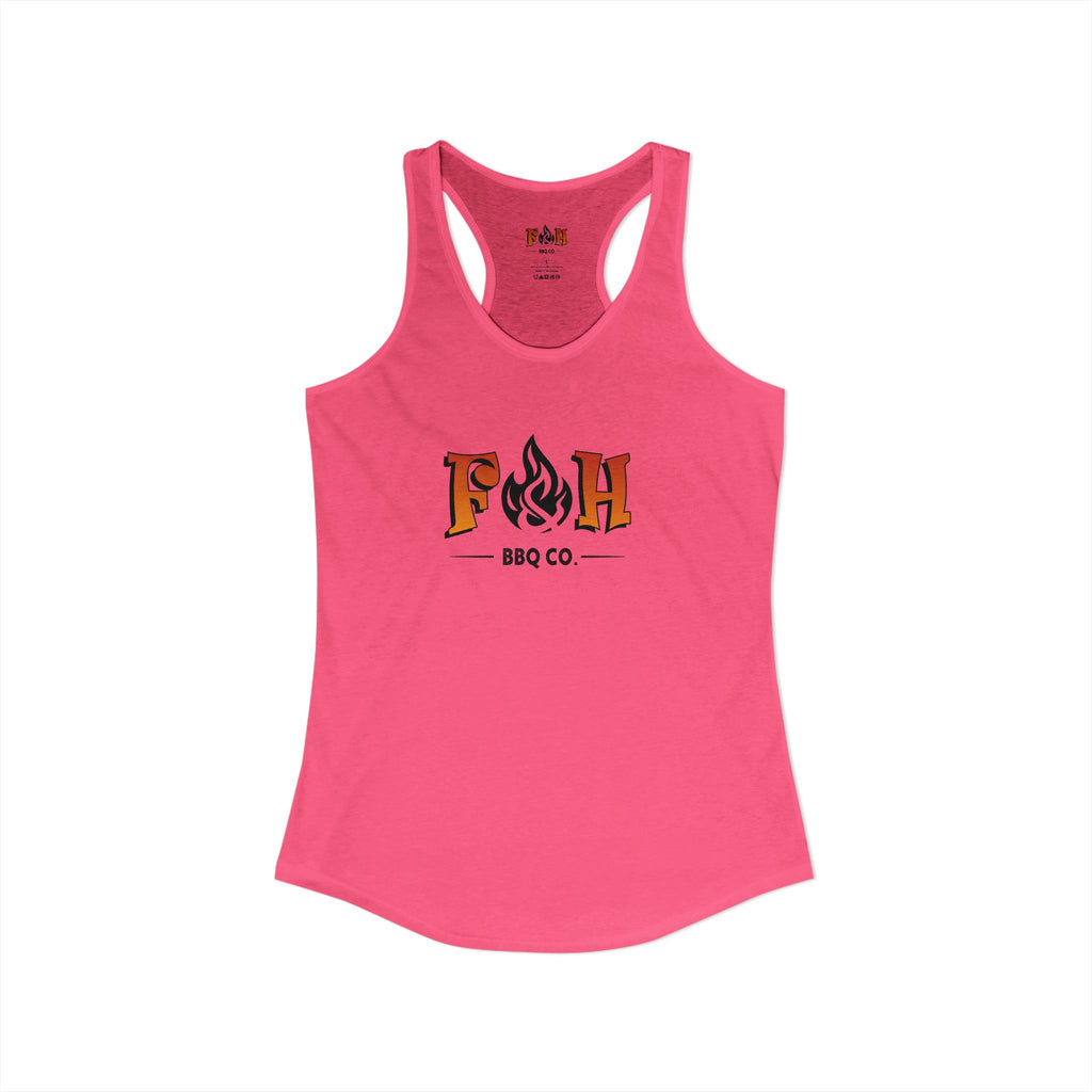 F & H BBQ Co. | Women's Ideal Racerback Tank