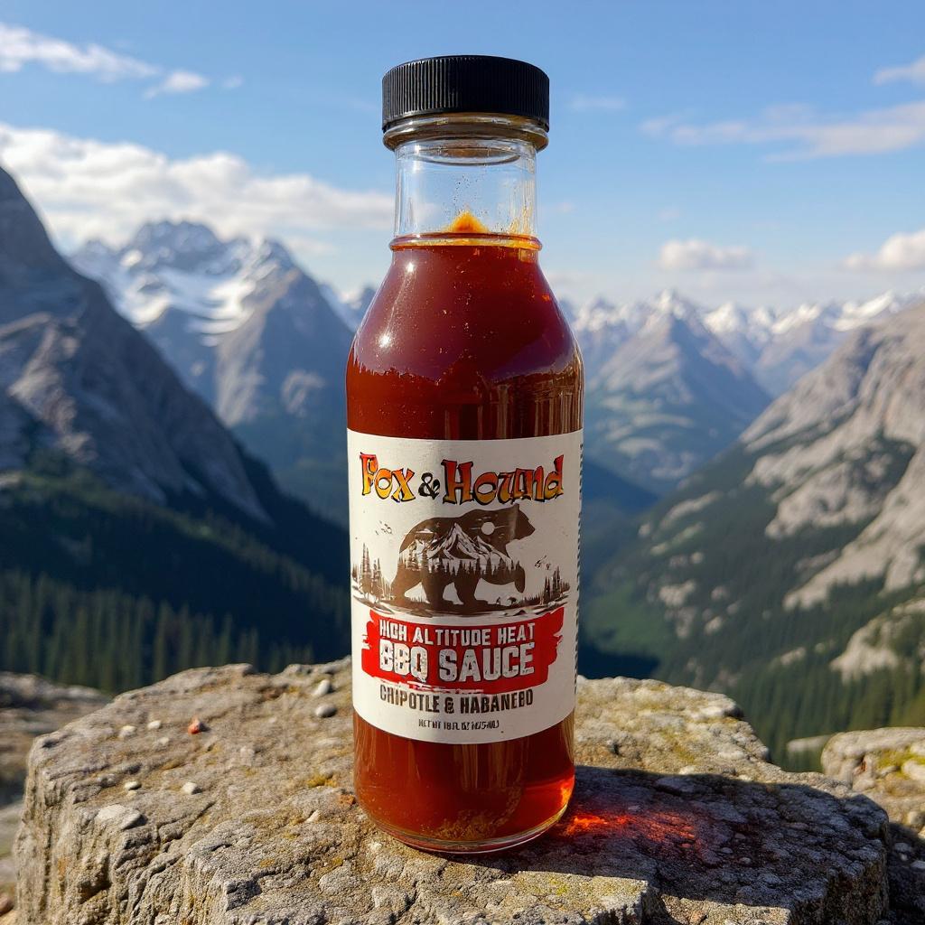 High Altitude Heat – 16oz Chipotle & Habanero BBQ Sauce for Tri-Tip | Fox & Hound Smokehouse