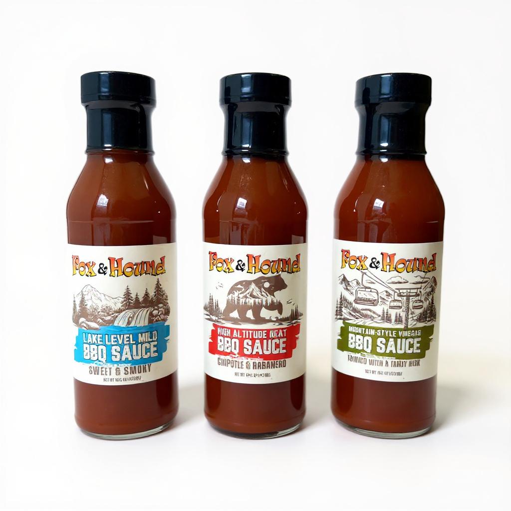 Fox & Hound Pitmaster Set – 3 BBQ Sauces Used in Our Smokehouse