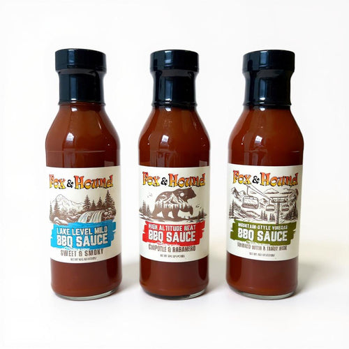 Fox & Hound Pitmaster Set – 3 BBQ Sauces Used in Our Smokehouse