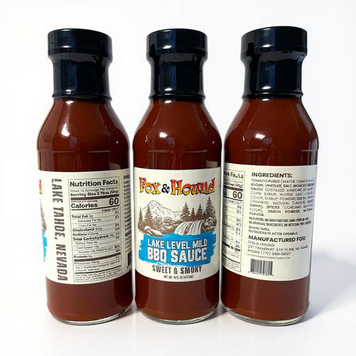 Lake Level Mild 3-Pack – Sweet & Smoky Rib Sauce | Fox & Hound Smokehouse