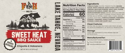Sweet Heat BBQ Sauce – 16 oz