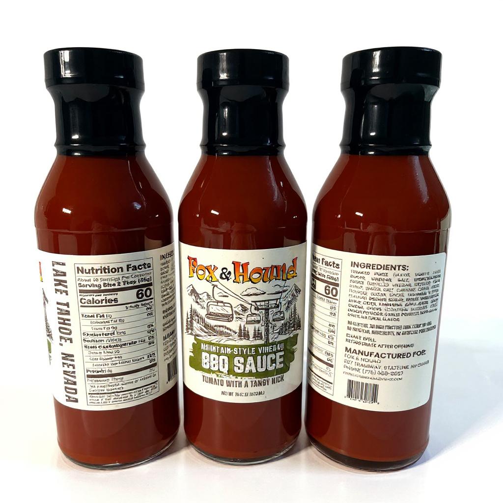 Mountain-Style Vinegar – 16oz Tangy Pulled Pork BBQ Sauce | Fox & Hound Smokehouse