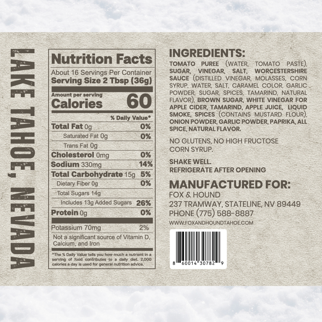 Fox & Hound Pitmaster Set – 3 BBQ Sauces Used in Our Smokehouse